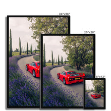 Load image into Gallery viewer, F40 Lavender Framed Print
