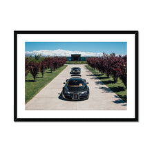 Load image into Gallery viewer, Bugatti Veyron & EB110 Framed & Mounted Print