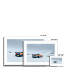 Load image into Gallery viewer, Cinque Snow Framed & Mounted Print