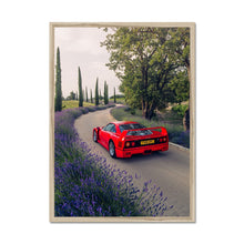 Load image into Gallery viewer, F40 Lavender Framed Print