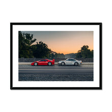 Load image into Gallery viewer, F40 & 959 Framed & Mounted Print