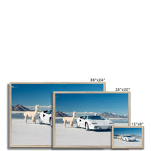 Load image into Gallery viewer, Countach Alpacas Landscape Framed Print