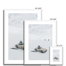 Load image into Gallery viewer, 300SL Skiing Framed & Mounted Print