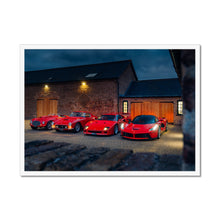 Load image into Gallery viewer, Ferrari Timeline Framed Print