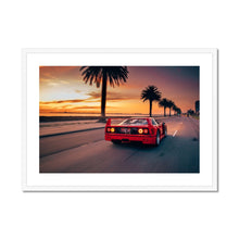 Load image into Gallery viewer, Ferrari F40 Framed & Mounted Print