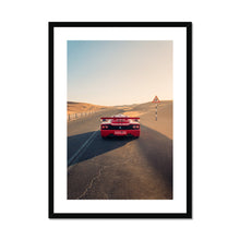 Load image into Gallery viewer, F50 GT Rear Framed & Mounted Print