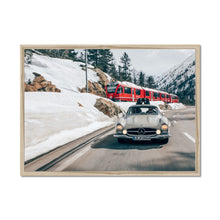 Load image into Gallery viewer, 300 SL -  St Moritz Framed Print