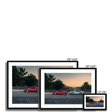 Load image into Gallery viewer, F40 & 959 Framed & Mounted Print