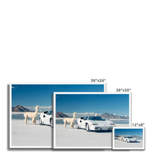 Load image into Gallery viewer, Countach Alpacas Landscape Framed Print