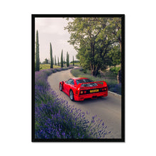 Load image into Gallery viewer, F40 Lavender Framed Print