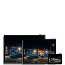 Load image into Gallery viewer, Turquoise Porsches Framed Print