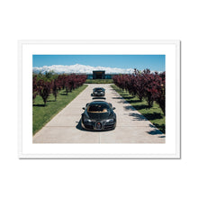 Load image into Gallery viewer, Bugatti Veyron & EB110 Framed & Mounted Print