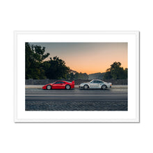 Load image into Gallery viewer, F40 & 959 Framed & Mounted Print