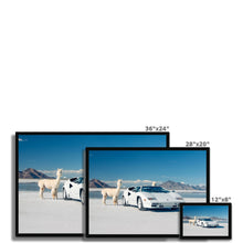Load image into Gallery viewer, Countach Alpacas Landscape Framed Print