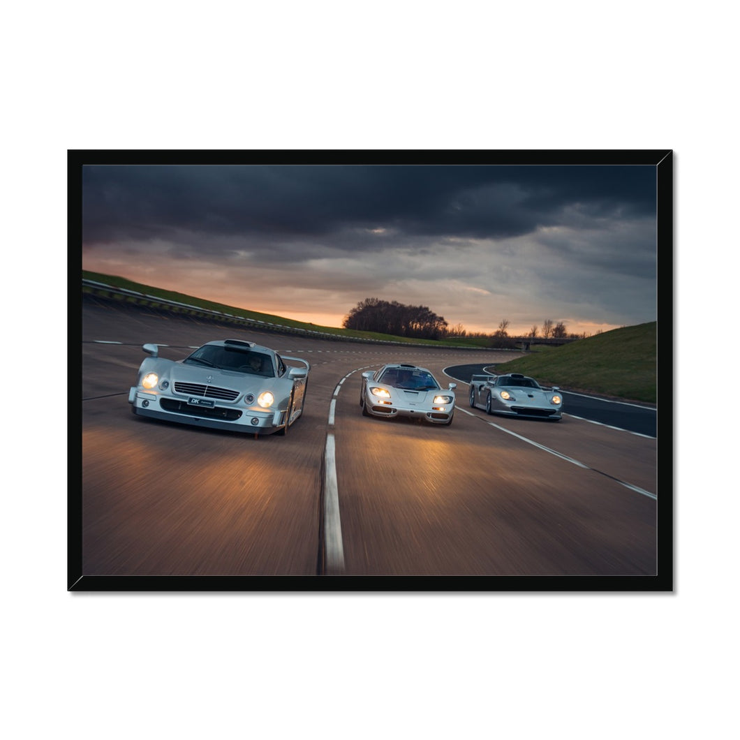 Unicorns Rolling 2  Framed Print