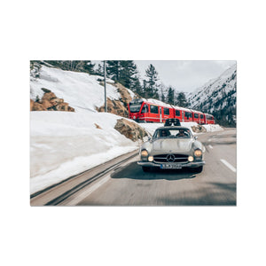 300 SL -  St Moritz Photo Art Print