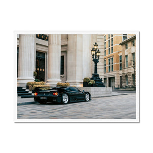 F50 Nero Framed Print