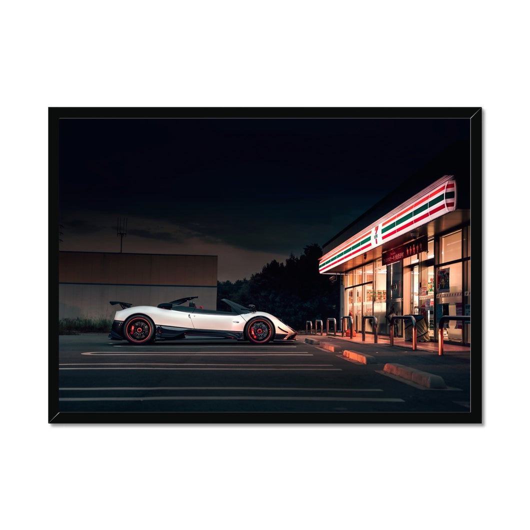 Zonda Cinque Roadster (Side View) Framed Print