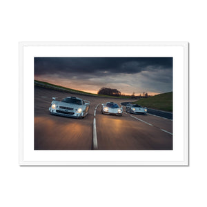 Unicorns Rolling 2  Framed & Mounted Print