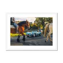 Load image into Gallery viewer, Jaguar D-Type Framed &amp; Mounted Print
