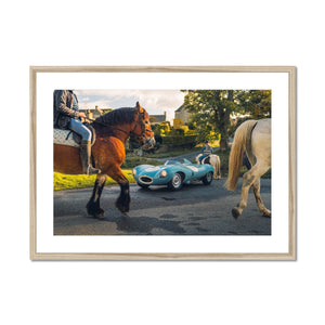 Jaguar D-Type Framed & Mounted Print