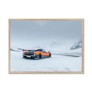 Cinque Snow Framed Print