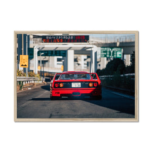 F40 Japan Framed Print