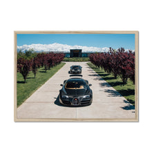 Load image into Gallery viewer, Bugatti Veyron &amp; EB110 Framed Print
