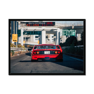 F40 Japan Framed Print