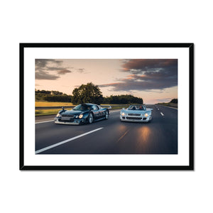 CLK GTR Duo Framed & Mounted Print