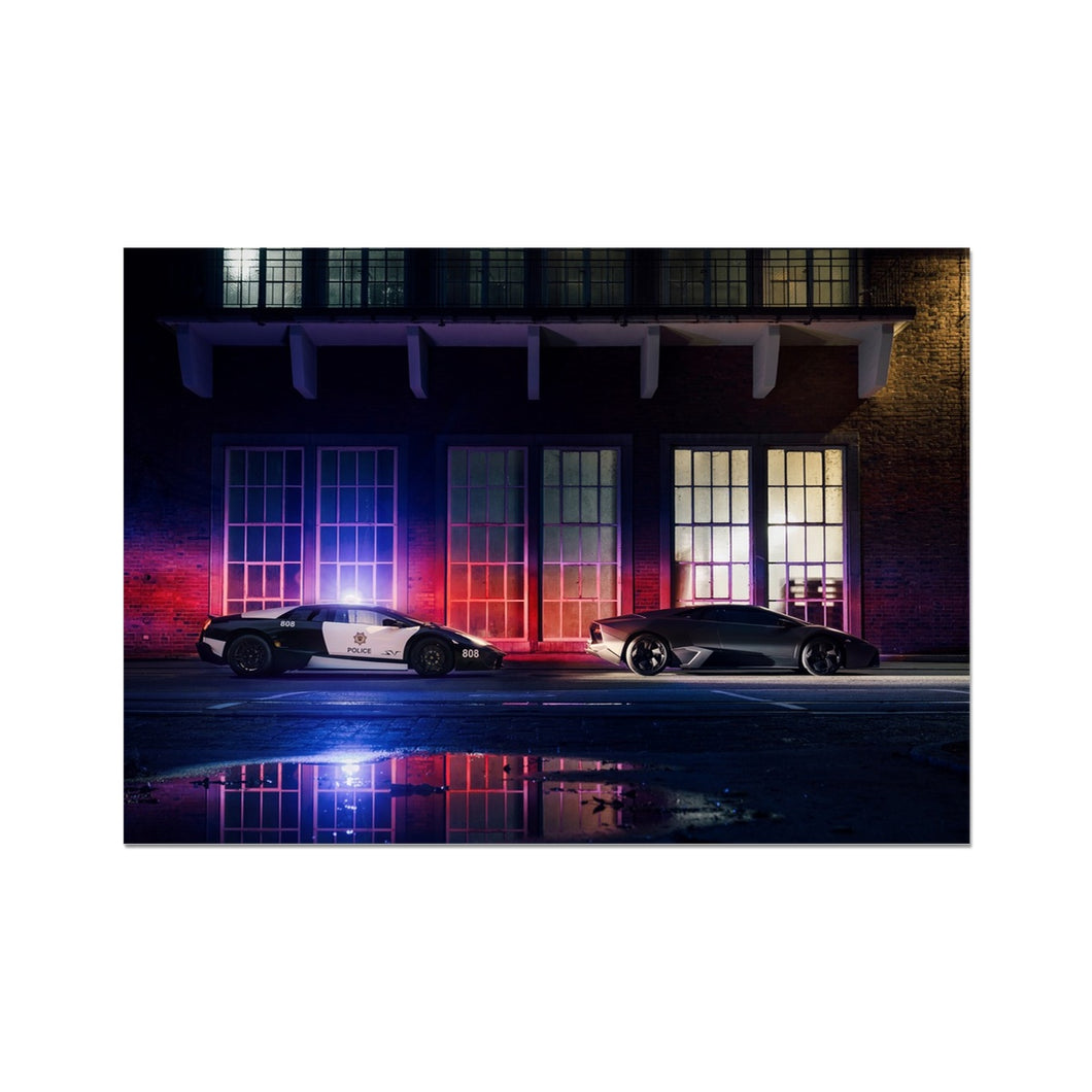 Pulled Over Photo Art Print