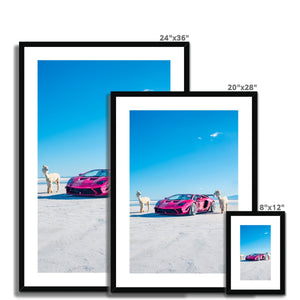 Liberty Walk Alpacas 2 Framed & Mounted Print