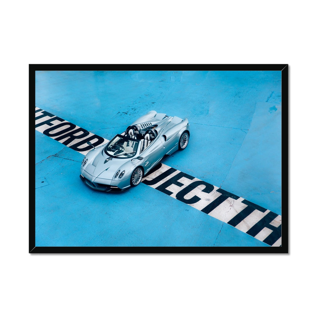 Pagani Huayra Roadster Framed Print