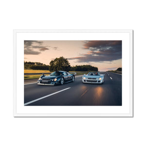 CLK GTR Duo Framed & Mounted Print