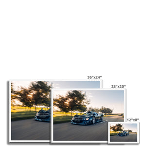 CLK GTR - Blue Framed Print