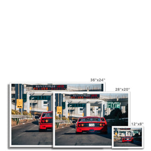 F40 Japan Framed Print