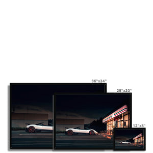 Zonda Cinque Roadster (Side View) Framed Print