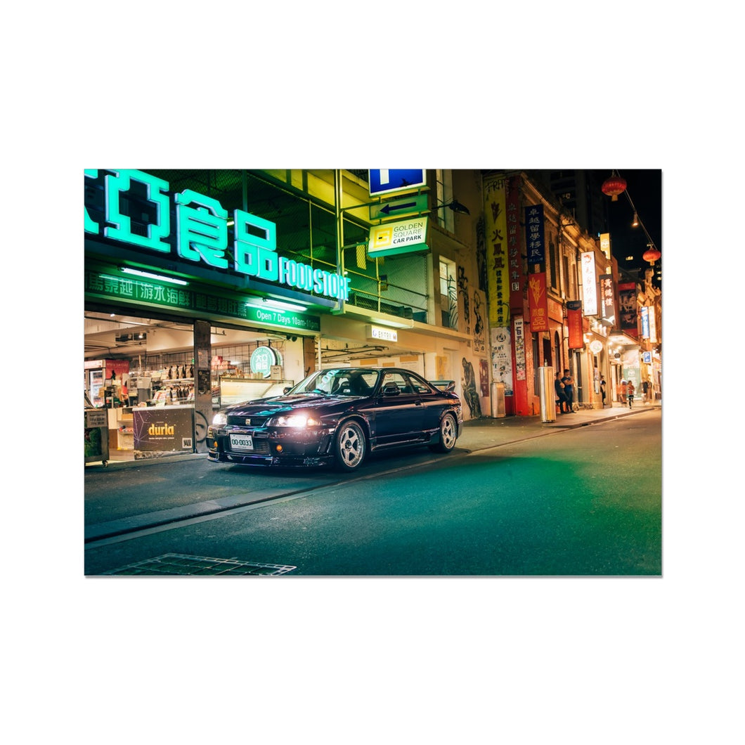 R33 GTR 400R Photo Art Print