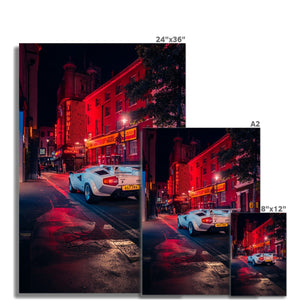 Countach - night Photo Art Print
