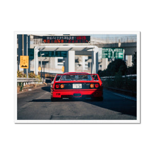 F40 Japan Framed Print