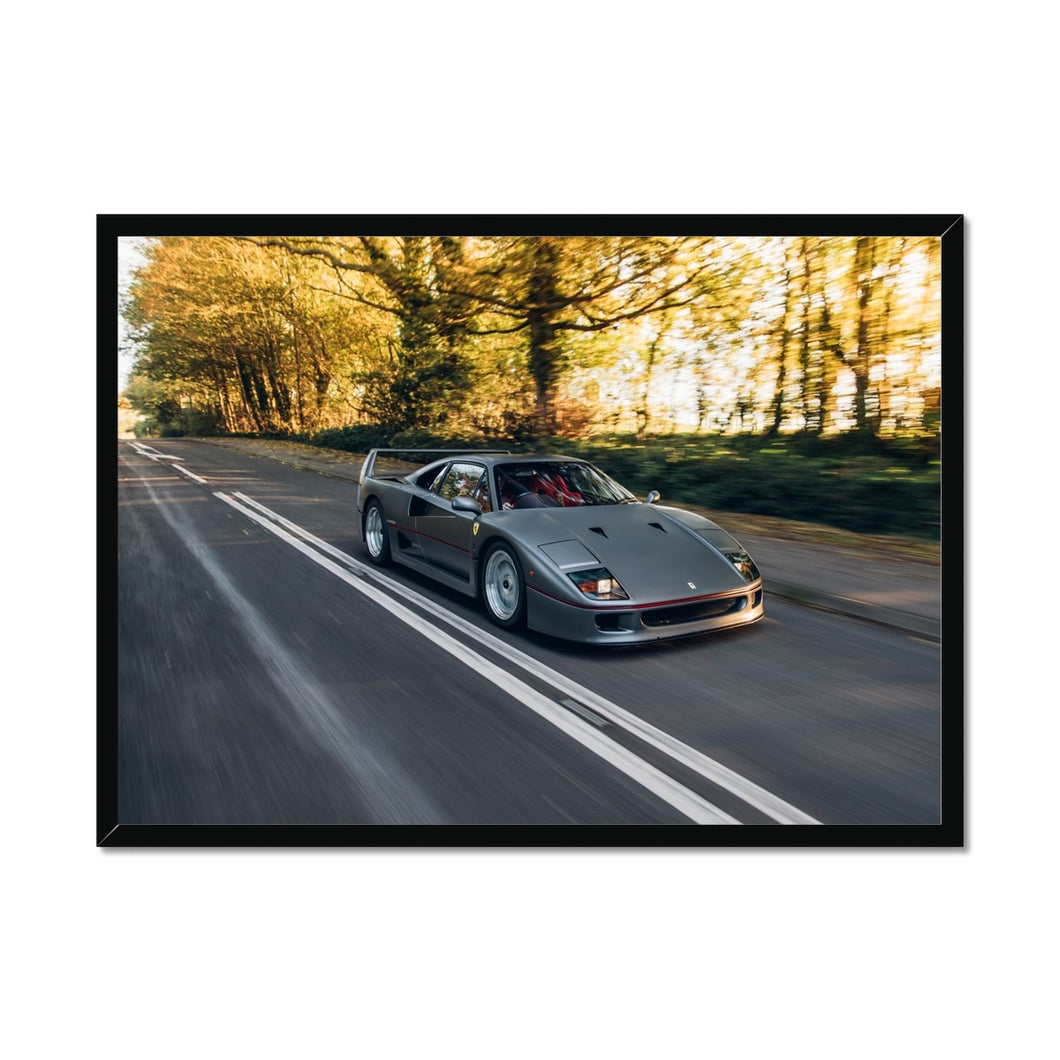 Brunei F40 Framed Print