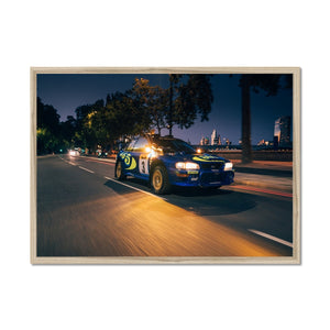 Subaru WRC Framed Print