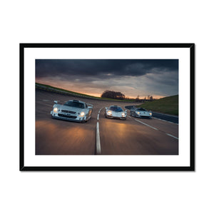Unicorns Rolling 2  Framed & Mounted Print