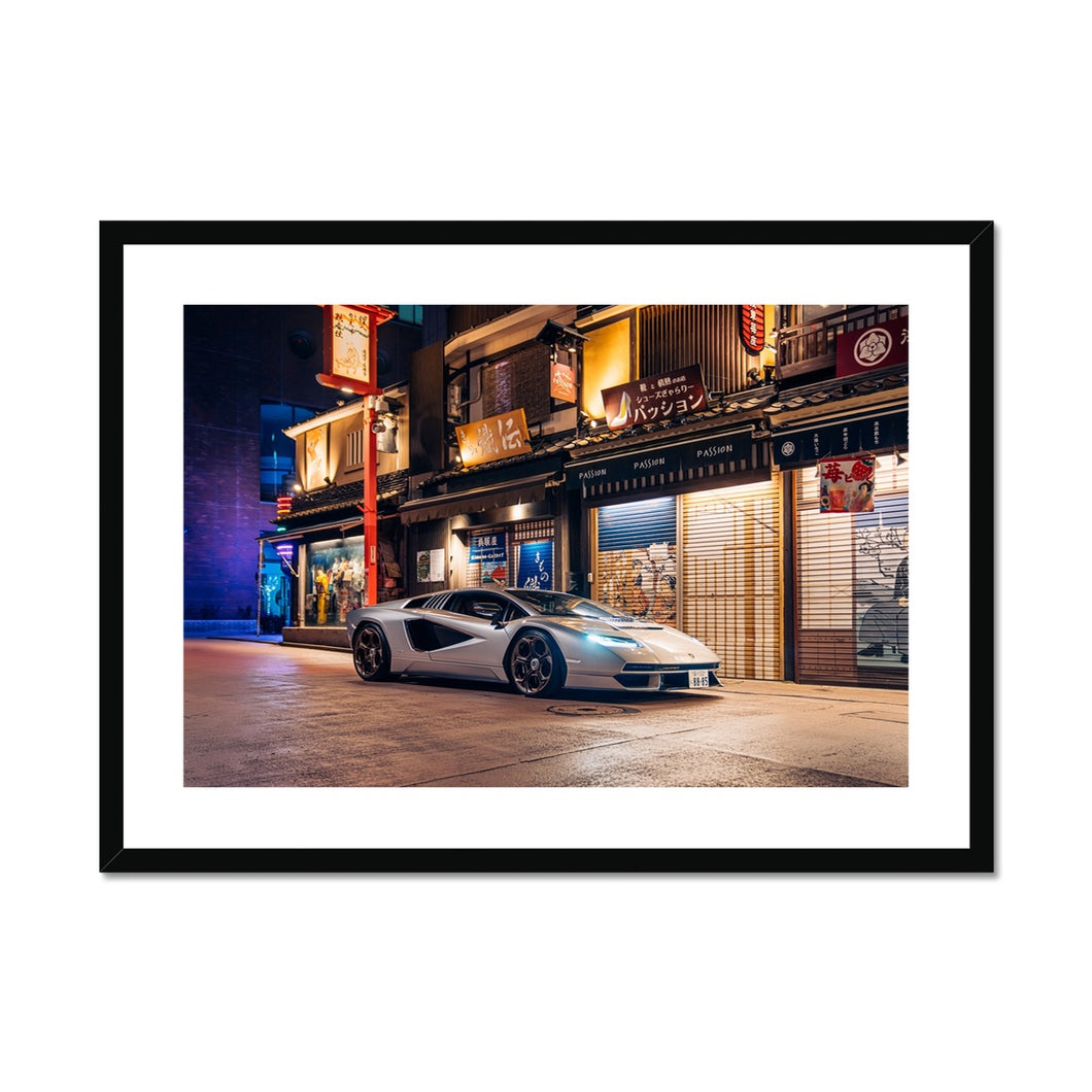 Countach Asakusa Framed & Mounted Print