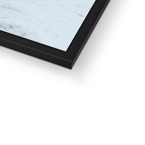 Cinque Snow Framed Print