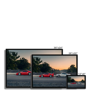 F40 & 959 Framed Print