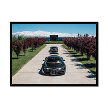 Load image into Gallery viewer, Bugatti Veyron &amp; EB110 Framed Print
