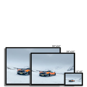 Cinque Snow Framed Print
