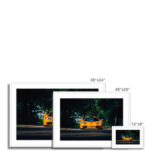 Mclaren F1 GTR Framed & Mounted Print