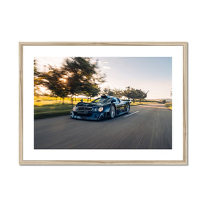 CLK GTR - Blue Framed & Mounted Print